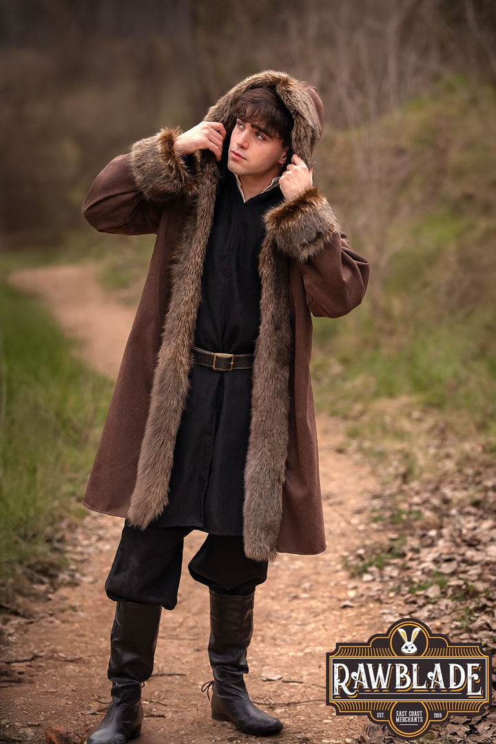 Barbarian Fur-Lined Coat