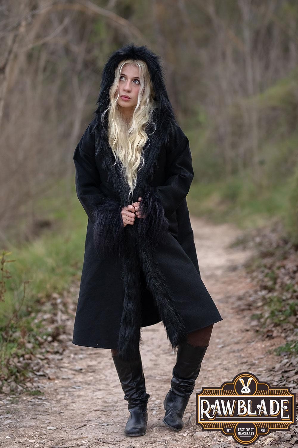 Shadowcaster Fur-Lined Coat